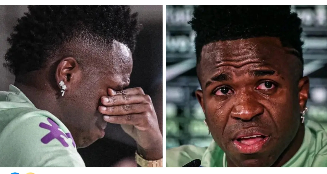 Disheartening Moment Vini Jr broke down in tears during Brazil’s press conference(Watch)